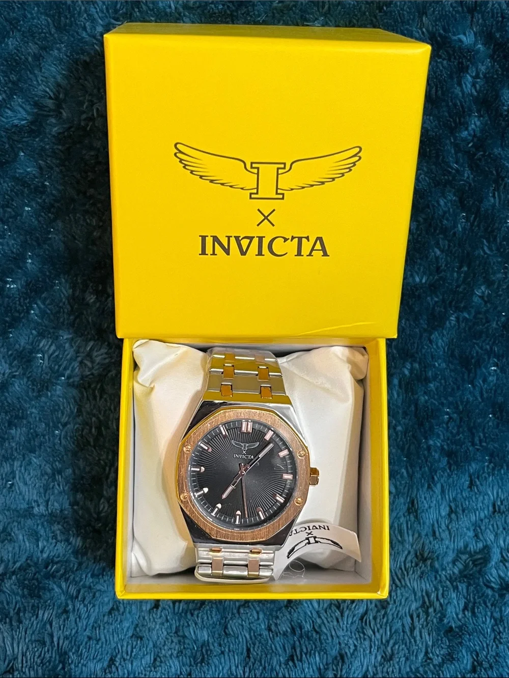 Invicta Specialty Men's Watch - 42mm, Silver, Rose Gold (69968)